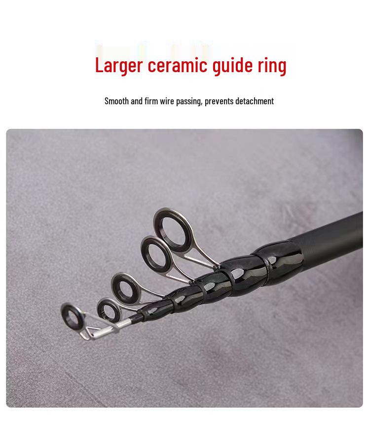 Portable Telescopic Lure Rod: Lightweight Short Sea Rod with Straight/Gun Handle for Casting