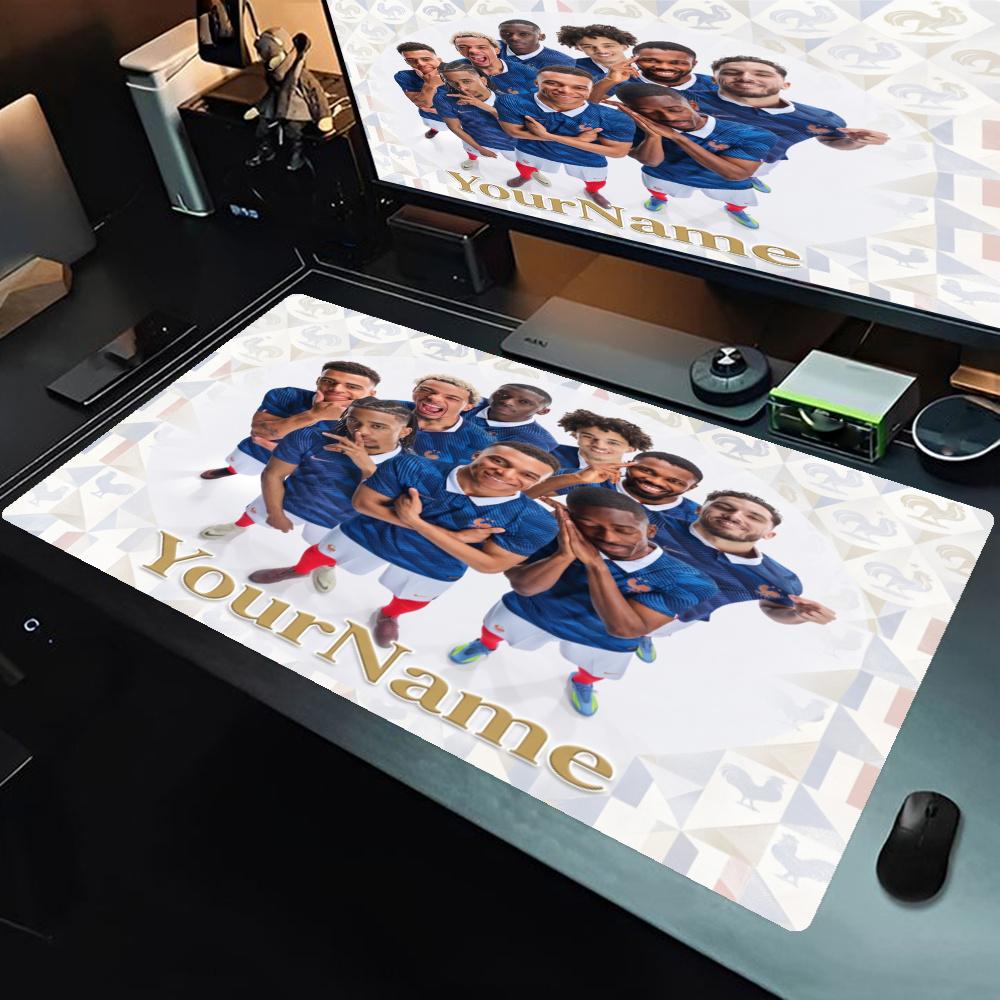 Mbappe Personalized Name Mouse Pad Gaming Laptop Mouse Pad Office Mouse Mats Nonslip Rubber Bottom Perfect For Office Laptop Gaming Setup