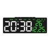 Minimalist Led Desktop Alarm Clock With Temperature Function Usb Output For Living Room Decor