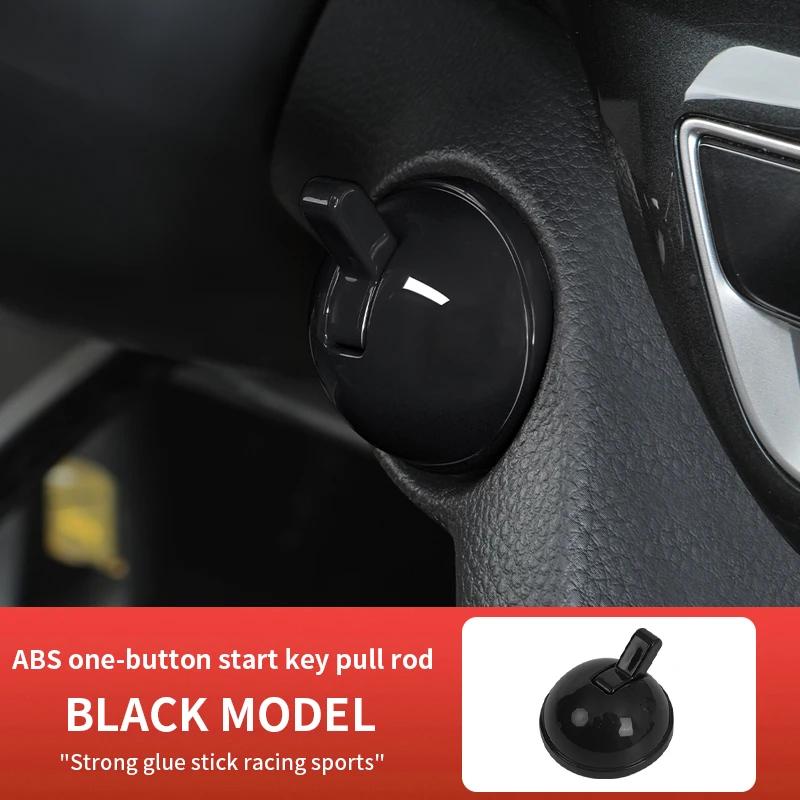 1PC Car Start Button Cover Start/Stop Button Protective Cover Car Start Button Covering Sticker Car Interior Trim