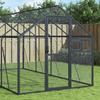 Vidaxl Woliera, Antracytowa, 1,79X10X1,85 M, Aluminium