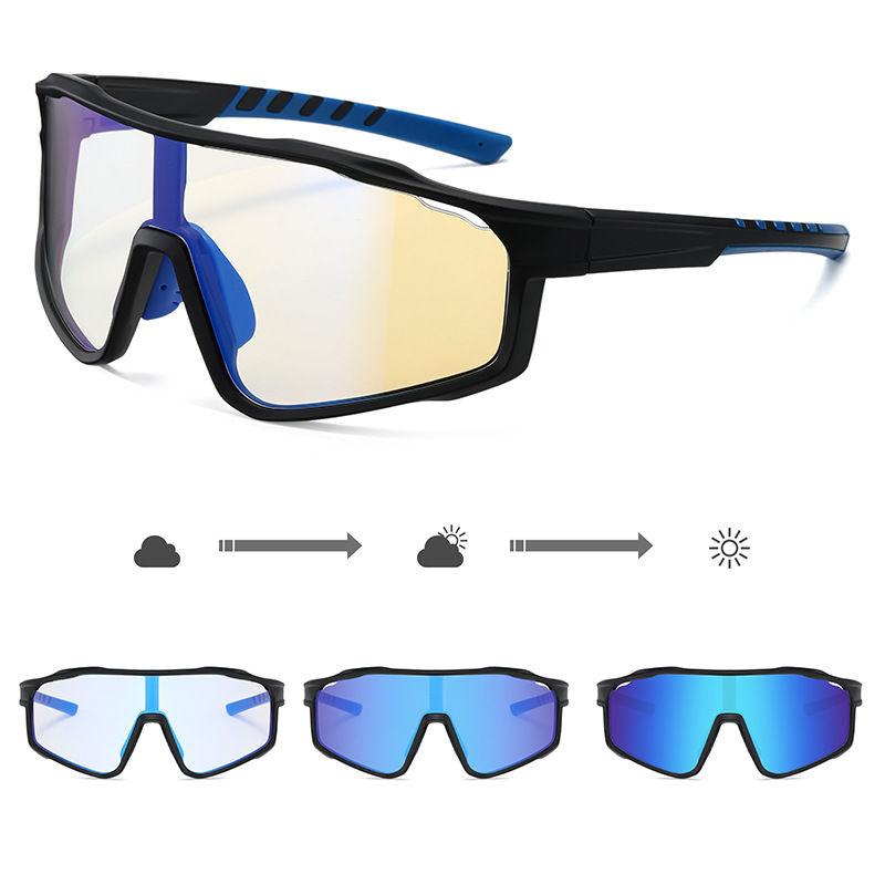 PC Full Frame Photochromic Polarized Sunglasses for Women Men Unisex Fashion Sports Driving Fishing Cycling Glasses Classic Skiing Goggles GZW