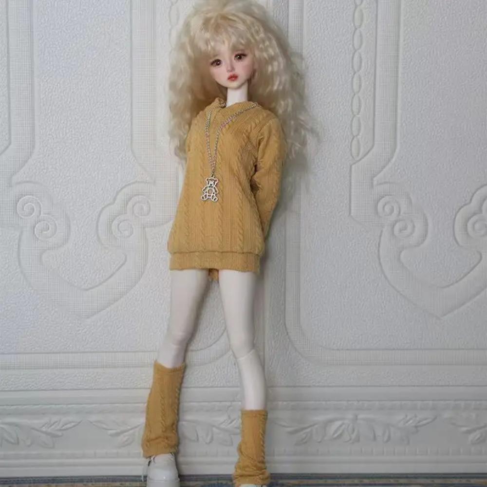 NO DOLL New 30/45/60cm Doll's Clothes for 1/3 1/4 1/6 Bjd Doll Loose Fitting Sweater Diy Girl Toys Dress Up Doll Accessories
