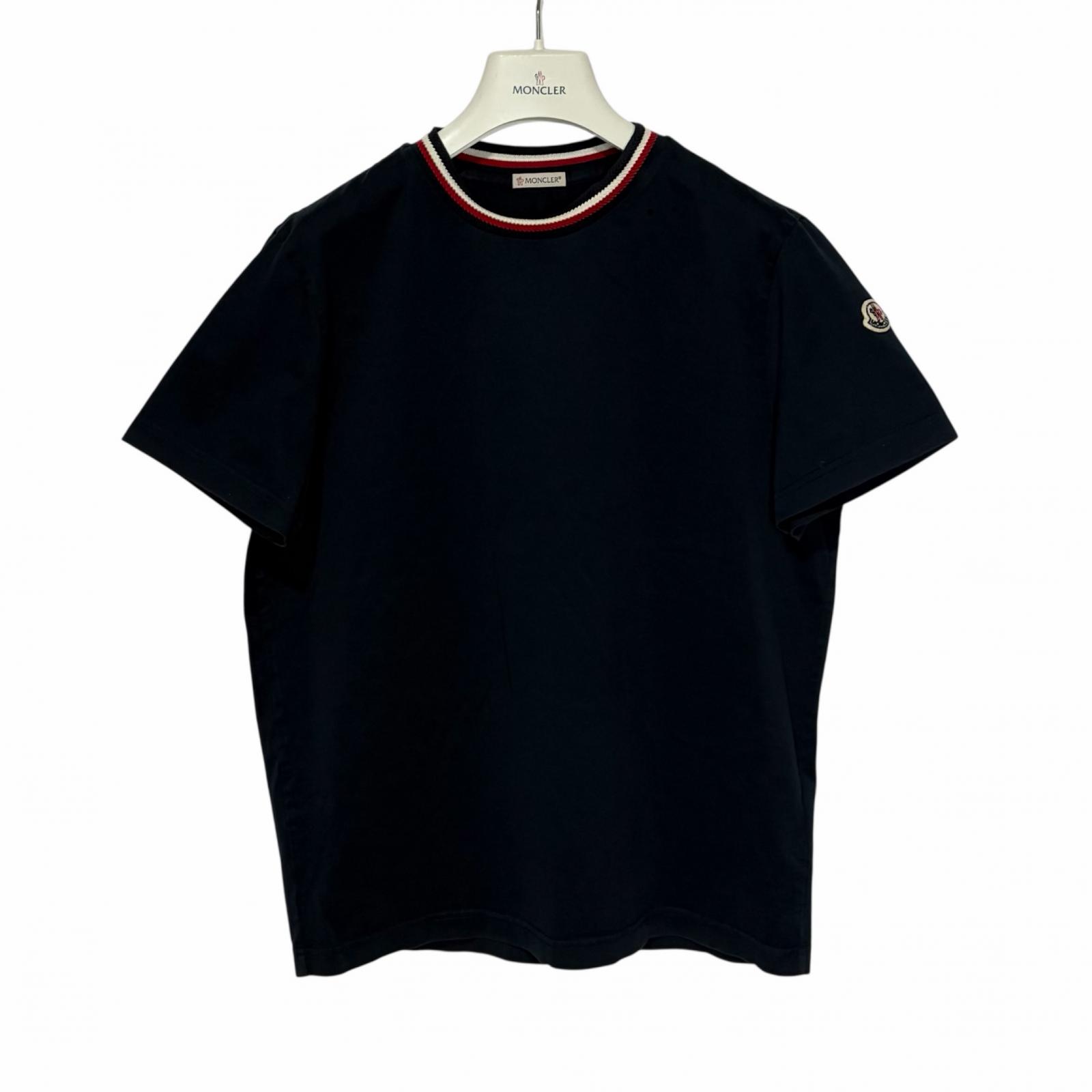 Used MONCLERShort sleeve T-shirt Dark navy mens