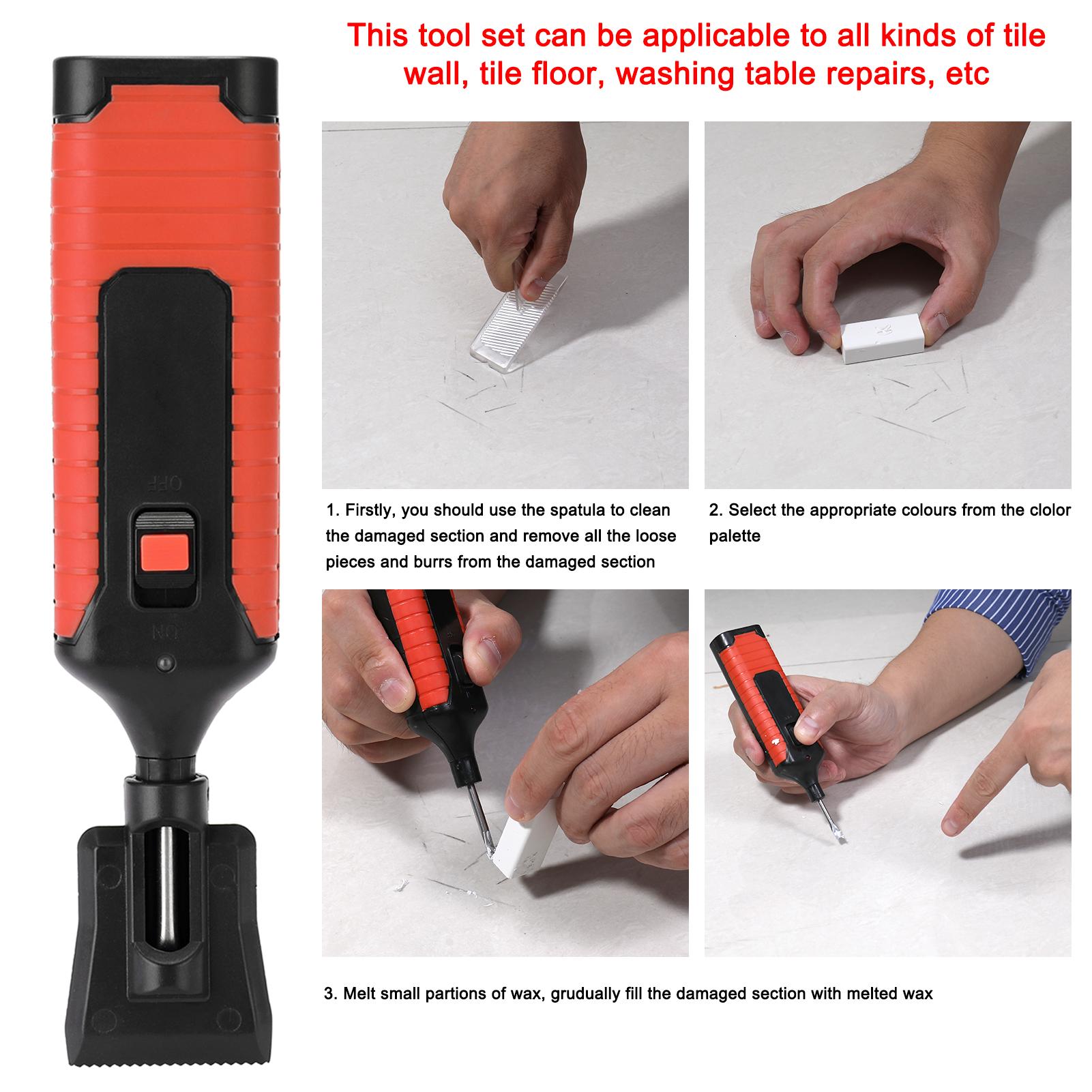 

Ceramic Tile Repairing Tool Set Multifunction DIY Repairing Tool Set Household Home Tools Convenient Labor Saving разноцветный