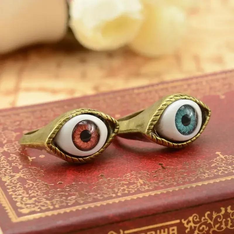 1 Stück Auge Vampir 1 Gotisch Übertrieben Punk Schmuck Braun Mode Schick Ringe Blau Stil Mode Heißes Geschenk Großhandel