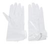 Gloves for a Girl for Communion with a Bow and Sequins