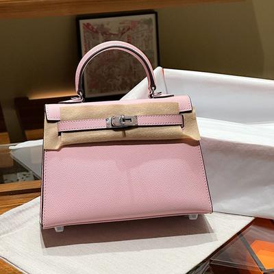 Advanced Second-generation Silver Buckle Bag For Women New Model Palm Patterned Cowhide Handbag Shoulder Bag Crossbody Bag Trendy