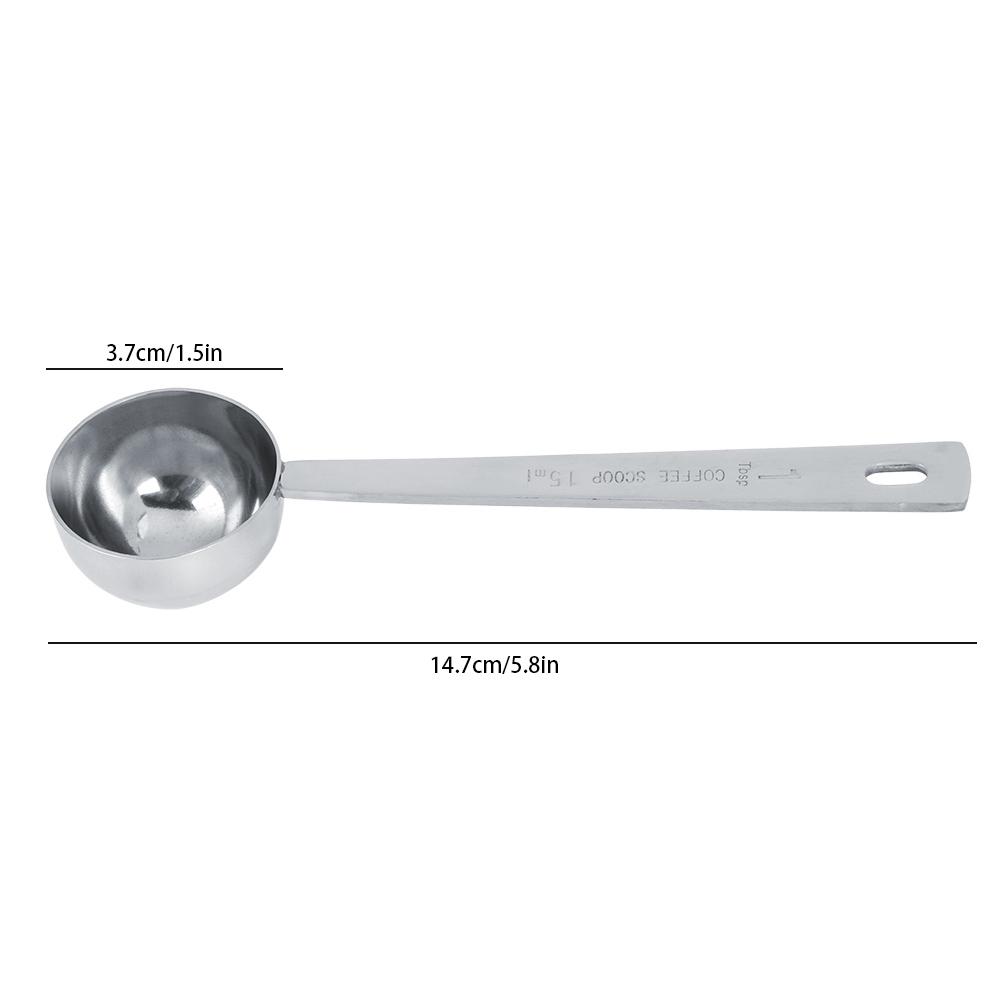 Multifunction Stainless Steel Measuring Scoop Spoon for Kitchen Bar Coffee Shop Use15ML