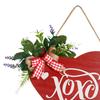 Heart-Shaped Wooden Love Plaque for Valentine's Day Decor