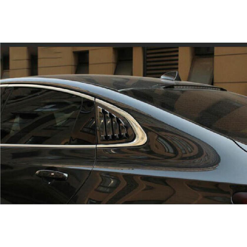 Side Window Louver Shutter Trim Carbon Fiber ABS For Chevrolet Malibu 2016-2022