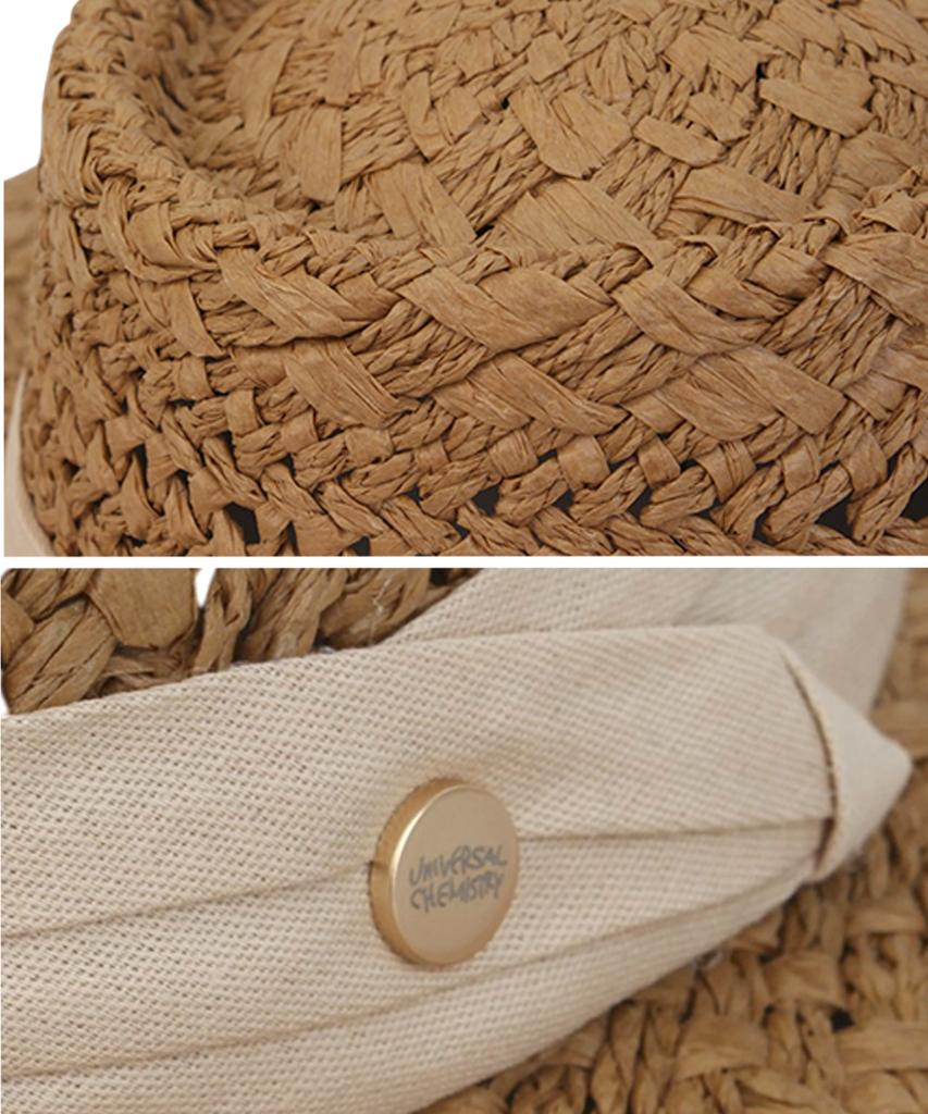 Yunibeosyeolkemiseuteuli Sanjose Bg Line Brown Panama Hat Panama Hat
