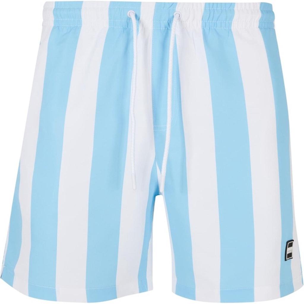 Urban Classics Mens Stripe Swim Shorts