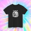 Bigfoot Playing Guitar With Alien UFO Graphic Camping T-Shirt S-5XL