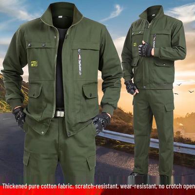 Zhan Shi Men's Durable Cotton Workwear