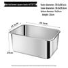 Youde 304 Stainless Steel Deep Square Tray