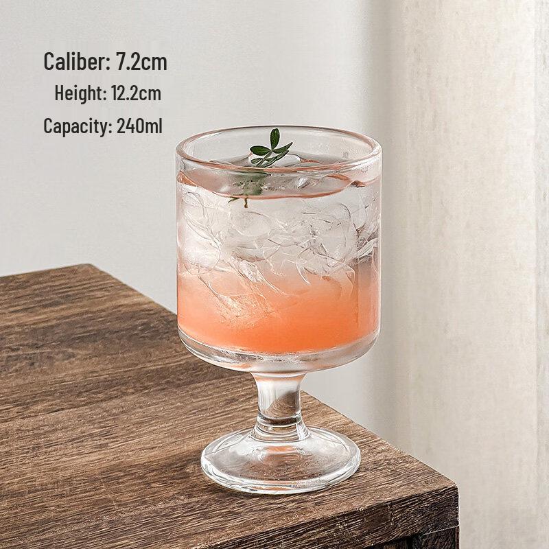 ZISIZ Designer Retro Ins-Style Universal Drink Glass
