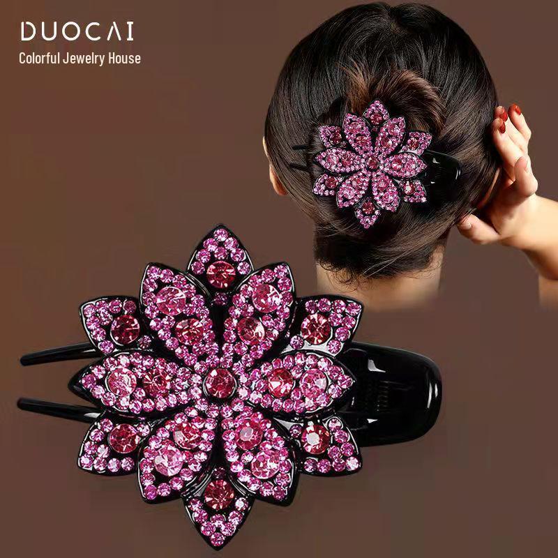 Strass Schnabelspange Klaue: Hochsteckfrisur Fixierer Haarklammer & Haarnadel Kopfschmuck