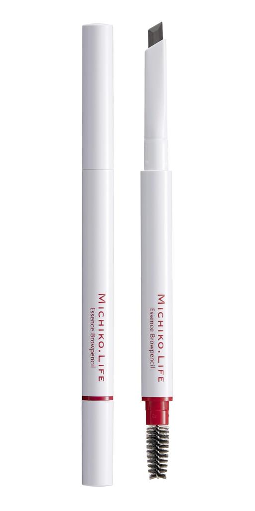 Essence Brow Natural Made in by Michiko with Sharpener and Naginata 73266 MICHIKO.LIFE Pencil, Gray, Japan, Fujiwara, Brush, Shape,
