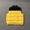Unisex Trendy Color-Block Embroidered Down Vest