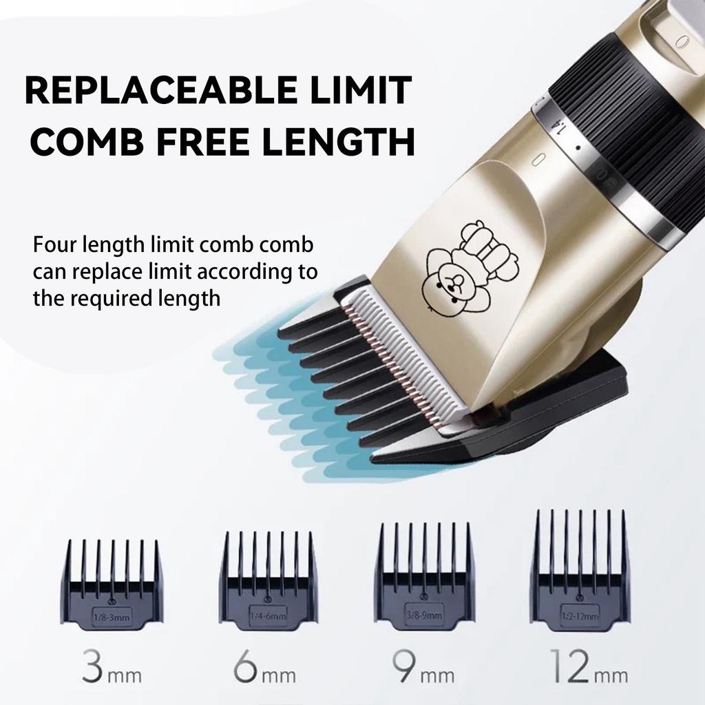 Pet Electric Hair Clipper Dog Shaver Cat Dog Hair Electric Haircut Hair Removal Tool Hair Clipper 1ml