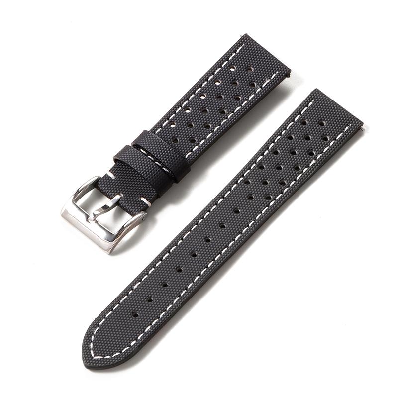18mm 20mm 22mm Nylon Leder Uhrenarmband für Citizen für Seiko No.5 Uhrenarmband Herren Damen Canvas Stoff Armband Gürtel Zubehör