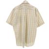 Dunhill check Short sleeve Button down shirt L Yellow Men's Used
