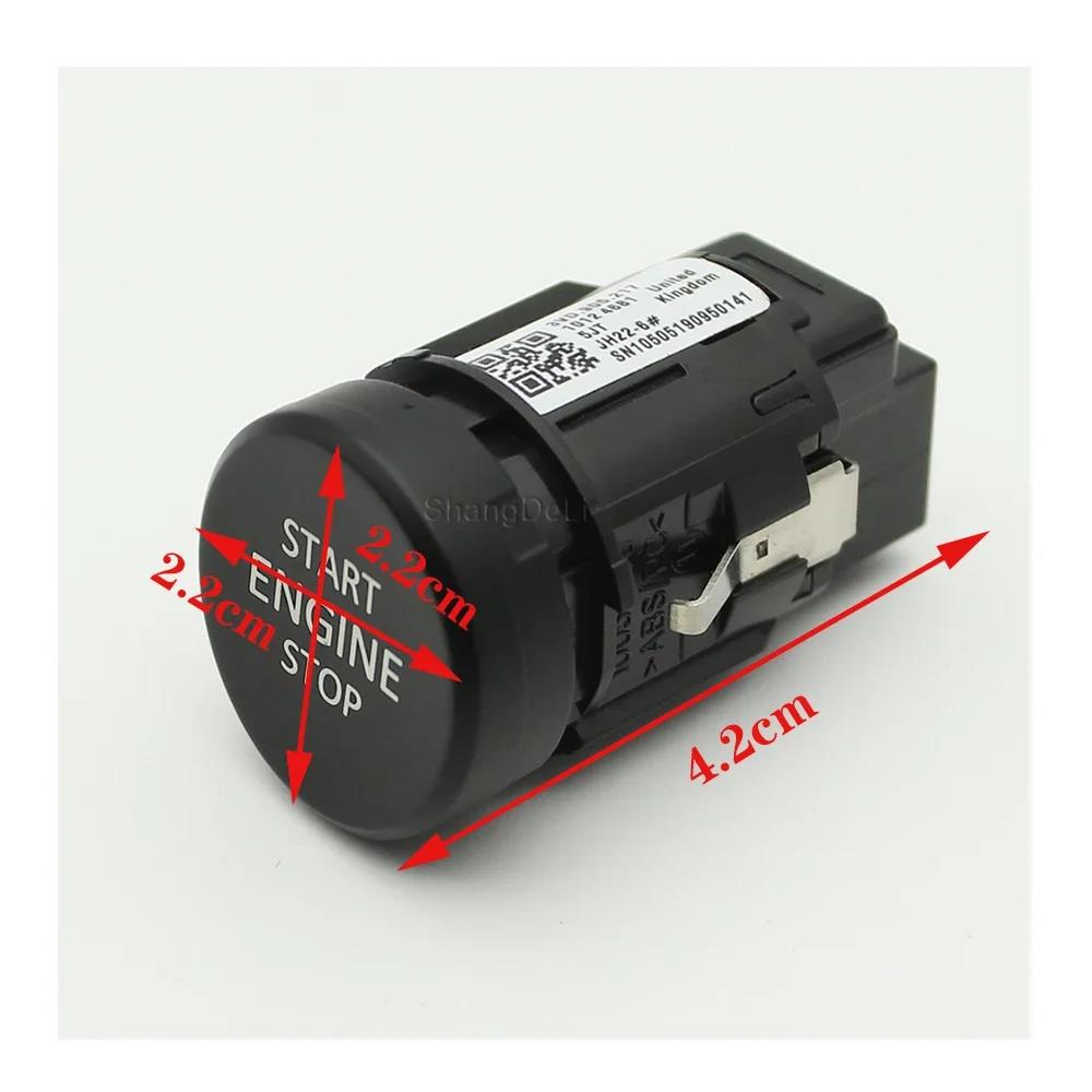 Car Engine Start Stop Switch Button Ignition Starter Button Compatible For VW Skoda Octavia Superb 15-21 Yeti Accessories