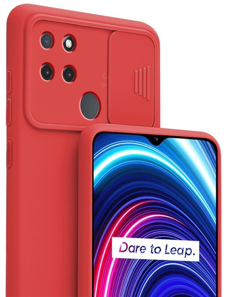 CamShield CASE for Realme C21/ C21Y /C25Y PURPLE+ 9H Glass