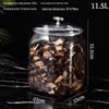 Food-Grade Kitchen Grain, Tea, and Dried Tangerine Peel Storage Jars - Moisture-Proof, Sealed