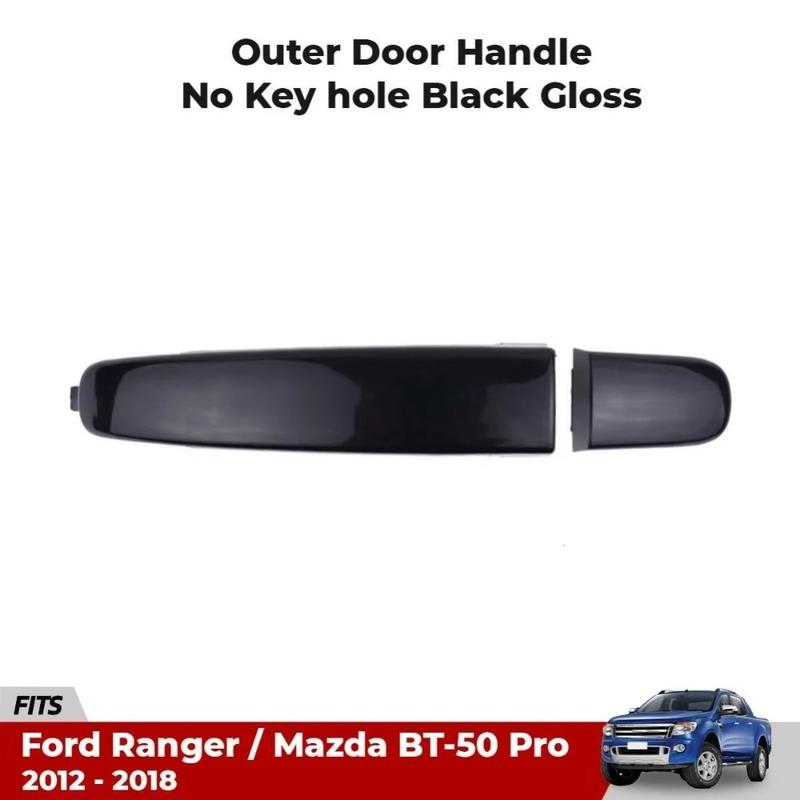 Äußerer Türgriff für Ford Ranger Everest T6 T7 Mazda BT50 2012- Chrom&SCHWARZ Mit Kappe
