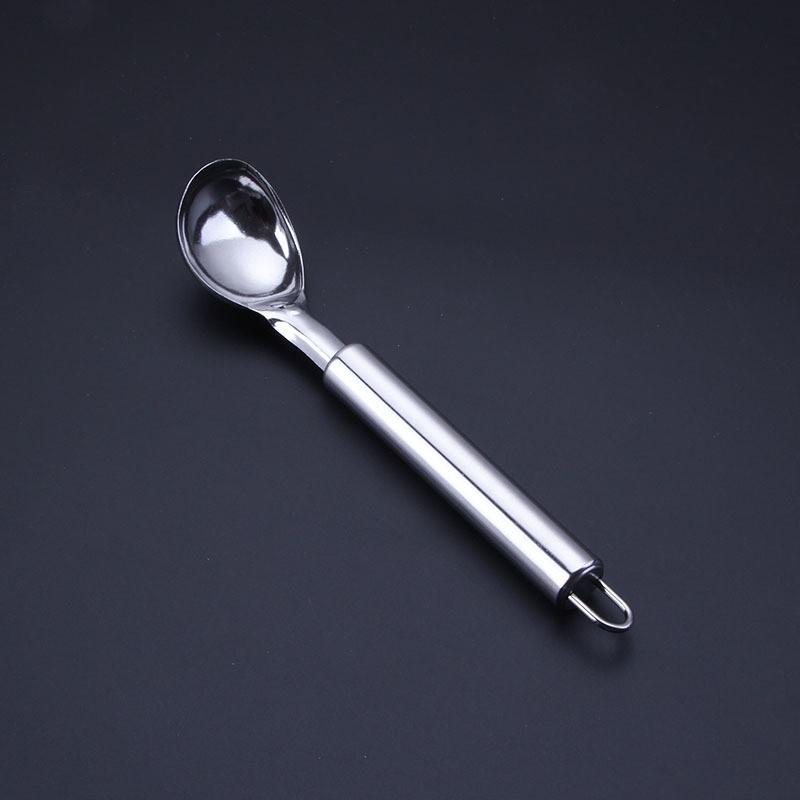 1 pcs Ice Cream Scoop One Piec Heavy Duty Stainless Steel Sturdy Icecream Scooper Cookie Fruit Scoop Kitchen tools