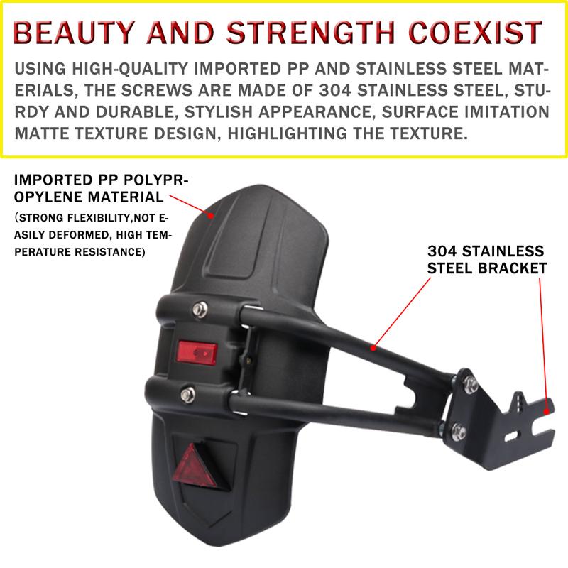 Pour CFMOTO NK150 CF 150NK NK250 250NK 300NK NK300 NK400 400NK NK 150 250 300 400 NK Garde-boue Arrière de Moto Protection contre les Projections