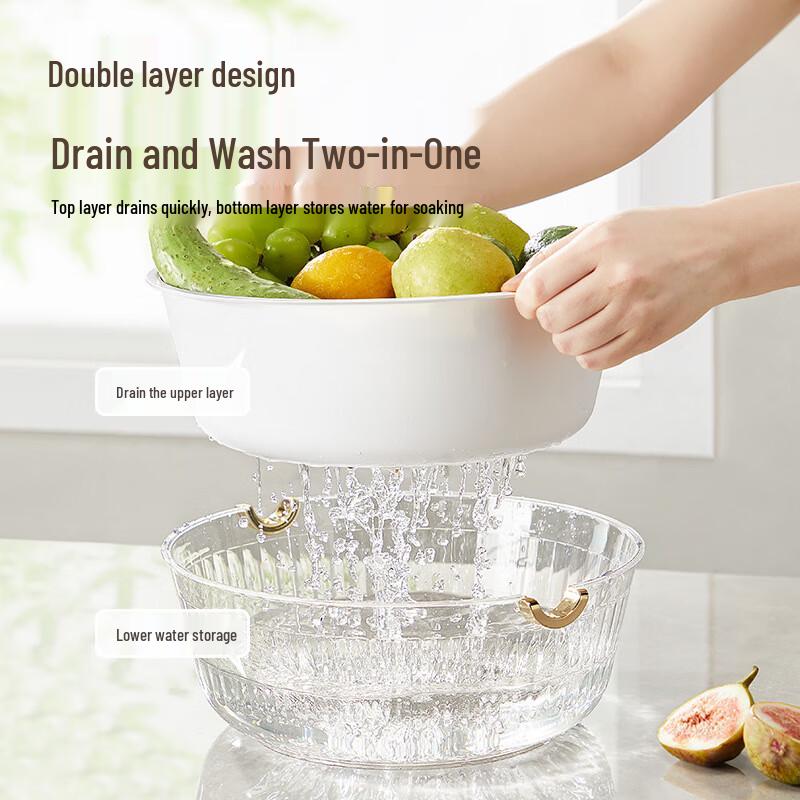 Dongxi Nordic Double-Layer Drain Basket