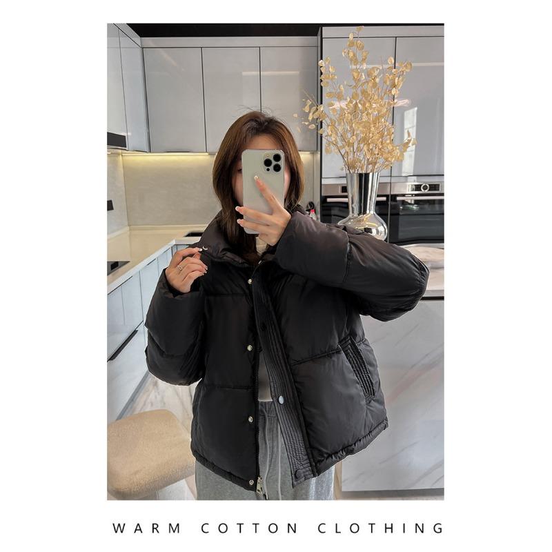 Women S Loose Short Thick Bread Cotton Padded Jacket Casual