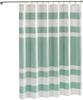 Geometry Shower Curtain Set Striped Splicing Pure Color Fabric Modern Home Bathroom Decoration Taupe Green Grey Curtains Hooks