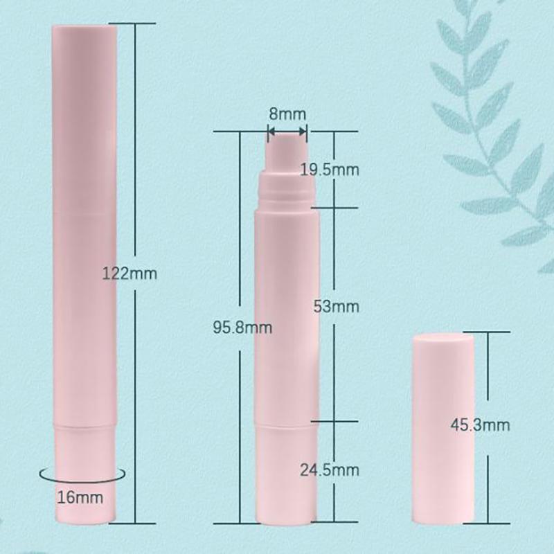 1 Pcs 5Ml Foundation Blush Dispensing Refill Pen Rotating Vacuum Nail Up Bottle Pen Cosmetic Gloss Lip Polish Pen Empty Tool