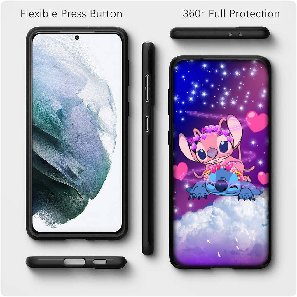 for iPhone 17 16 15 Xiaomi Poco F7 F8 X7 X6 C85 C75 C71 M8 Redmi Note 14 13 12 Pro Max 14C 13C 15C A3 A4 Phone Case Anime Lilo Wallpaper Stitch Cover