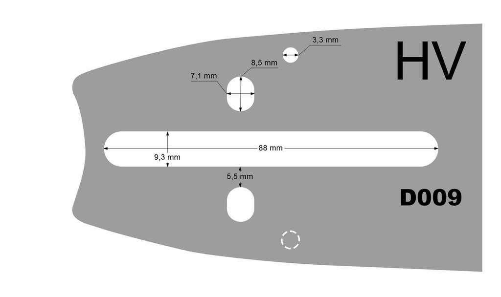 Prowadnica 16 3/8 1.5Mm D009 Sarp 16D5Sh60