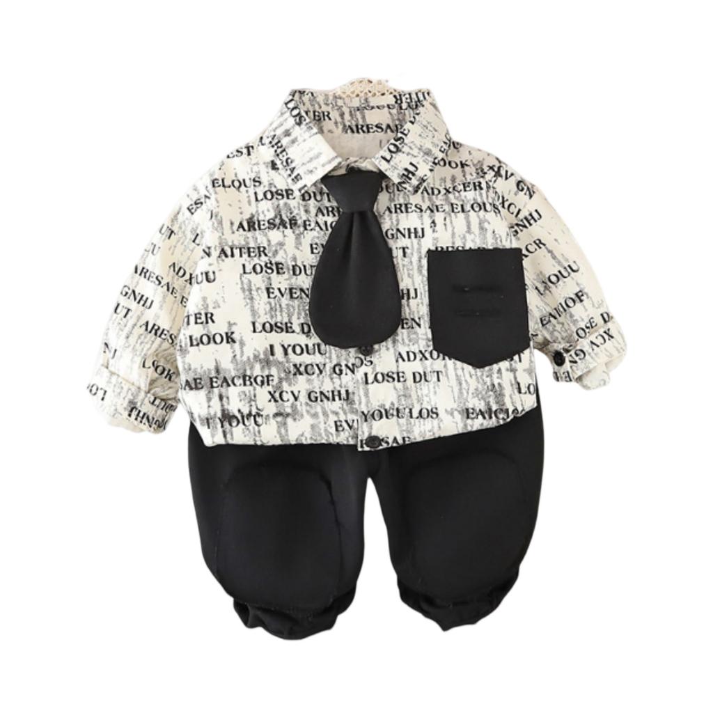 Barn Casual Långärmad Set, Bekväma Vardagskläder