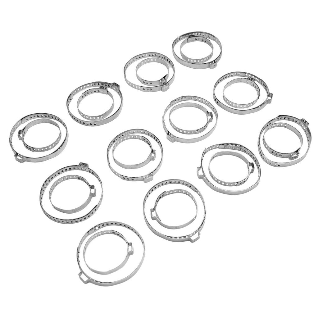 24pcs CV Boot Clamp 8mm Width Adjustable Axle Clip Drive Shaft