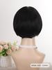 Black Short Straight Bob Wig for Daily Use