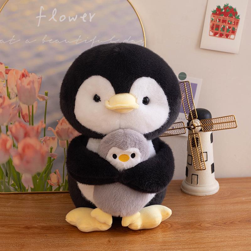 Kiss Baby Cute Pet Doll Penguin Pink Pig Elephant Kids Gifts Ragdoll Doll Japanese and Korean Plush Toys