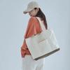 PEACH CANVAS BAG (Natural) Peach Canvas Bag