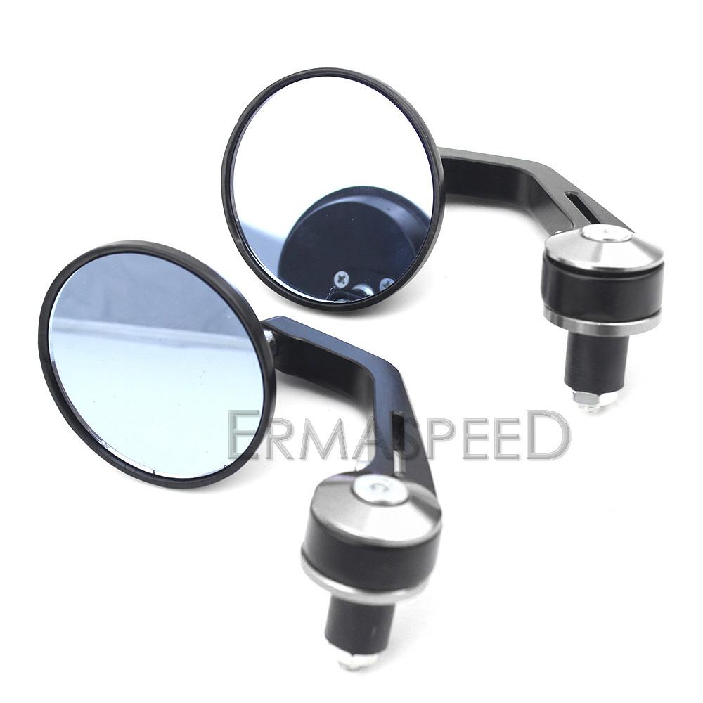 

Алюминий 7/8 ; 22 мм мотоциклетные зеркала заднего вида с поворотной ручкой на 360°, сторона заднего вида серебряный