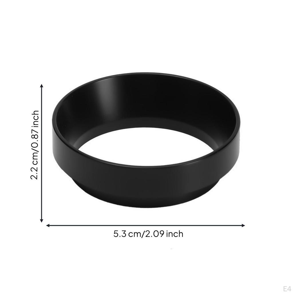 Aluminum Dosing Collar Secure Funnel One-Piece Espresso