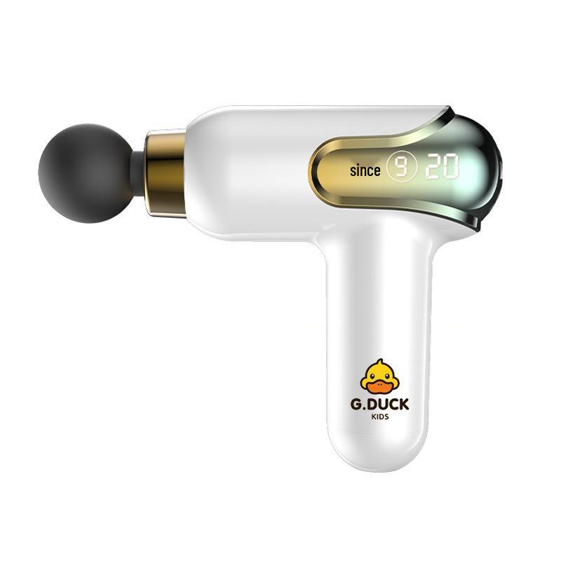 Smart LCD Mini Yellow Duck Muscle Massage Gun for Neck and Fascia