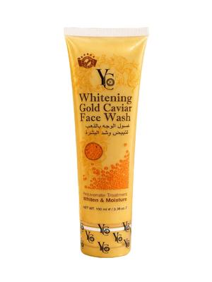 YC Whitening Gold Caviar Face Wash Rejuvenating Treatment Whiten and Moisture Gentle Cleansing Glowing Face 100 Ml Face Wash for Men (Pack of 1)