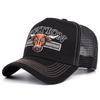 New Hot Sale Unisex Sun Hat Hip Hop Mesh Trucker Hat Classic Pattern Breathable Summer Baseball CapStreetwear Cap for Men Women