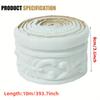 1PC 10m/393.7inch 3D Self Adhesive Sticker Wall Trim Line Skirting Border Decor Household Living Room DIY TV Background Stickers